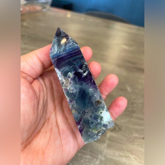 Rainbow Fluorite Tower - Picture 3 of 4